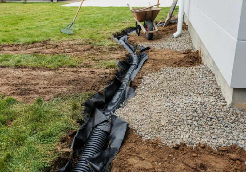 Completed Drainage Installation