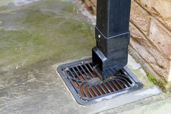 Porch Drainage Installation in Hendersonville
