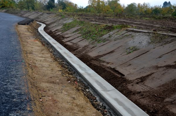Slope Drainage Installation in Hendersonville