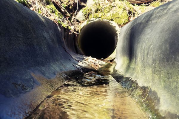 Drainage Swale Installation in Hendersonville